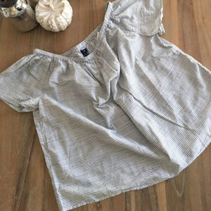 gap bandeau off the shoulder top